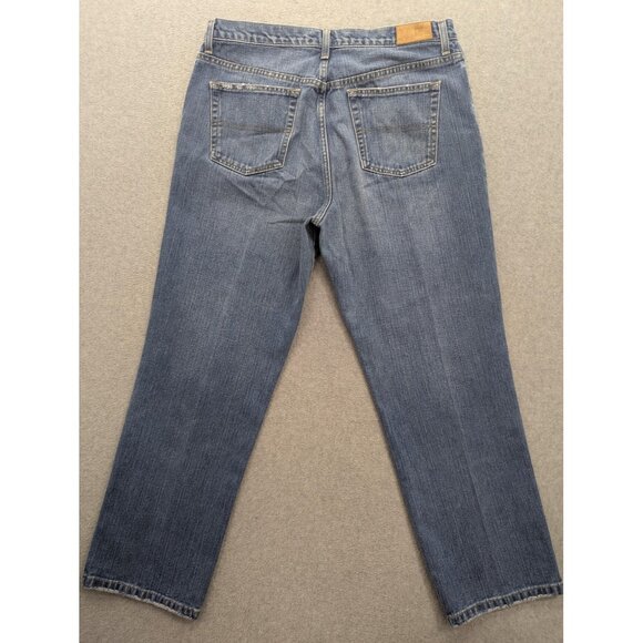 Vintage Tommy Hilfiger Jeans Womens 14 Blue Denim Boyfriend Relaxed Fit 00s - Picture 9 of 15